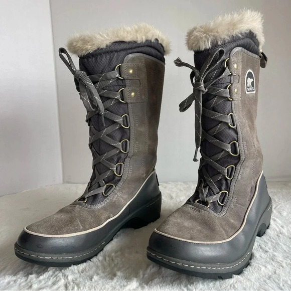 Sorel Tivoli III High Winter Boot - Women's, Quarry, Cloud Size7 - Picture 3 of 13